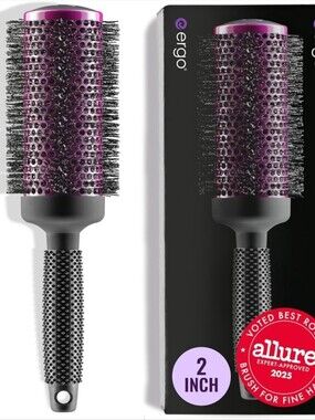 ERGO 2-Inch Round Ceramic Hair Brush — Gentle